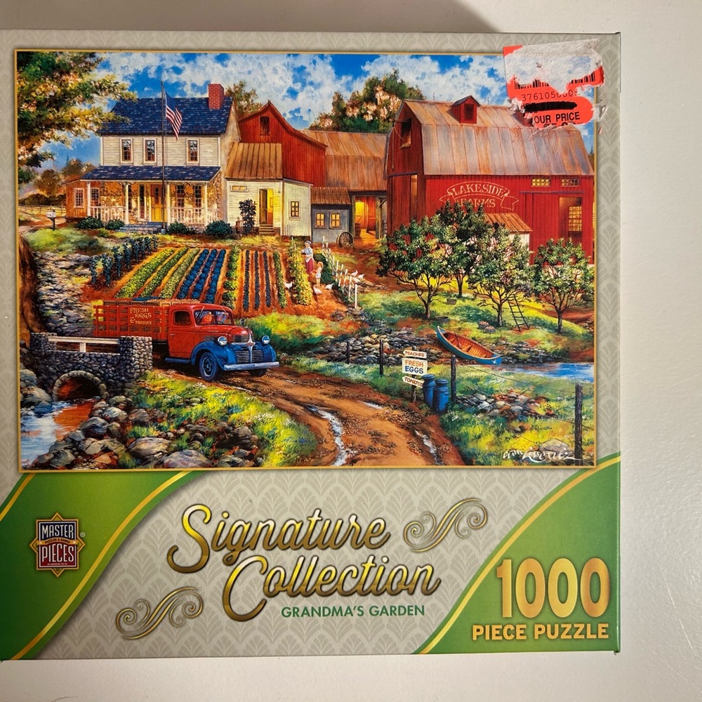 Like New 1000 Puzzle “Grandma’s Garden by Signature Collection